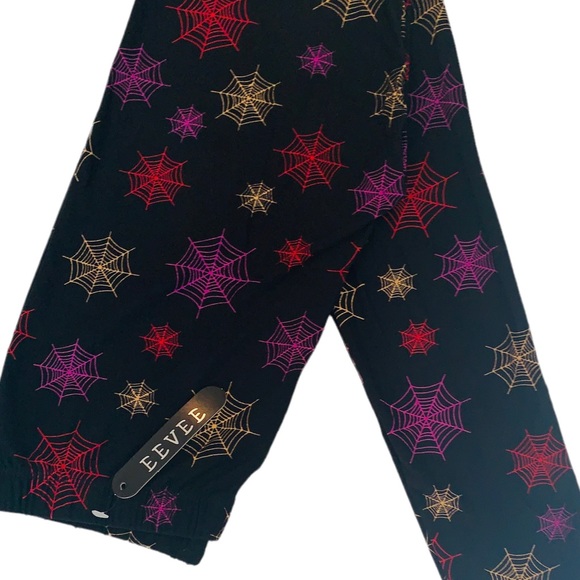 🎃Final Price🎃 Halloween Colorful Webbed Leggings - Picture 2 of 8